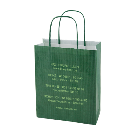 Papieren tas gekleurd 180x220x80 mm sample