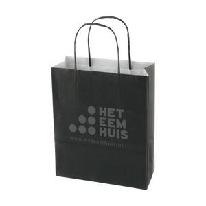 Papieren tas gekleurd S lichtgroen onbedrukt 9024
