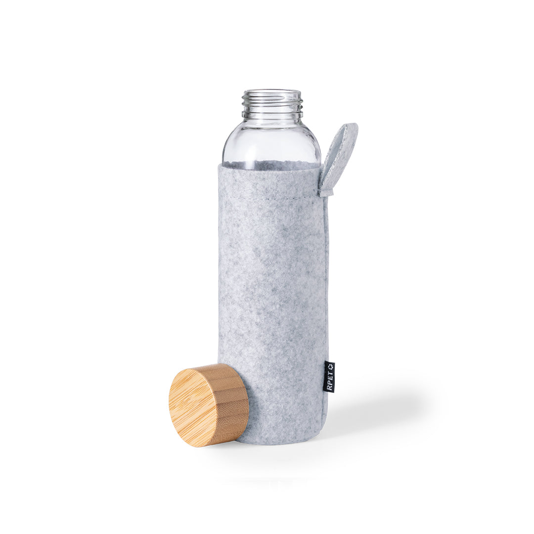 Fles Blorek grijs Graveren