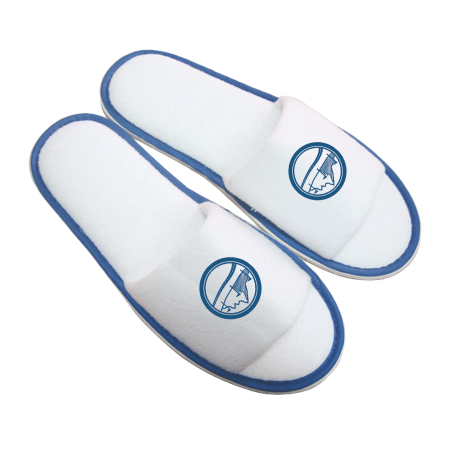 Paar slippers, open teen sample
