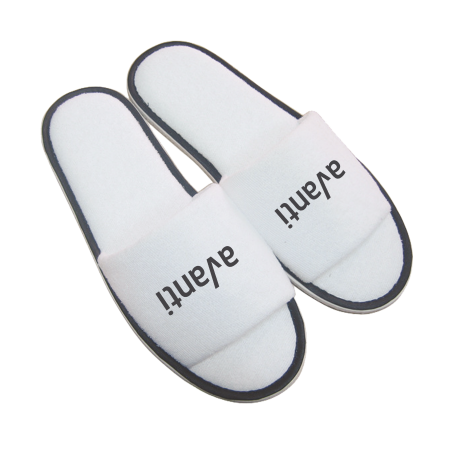Paar slippers, open teen sample