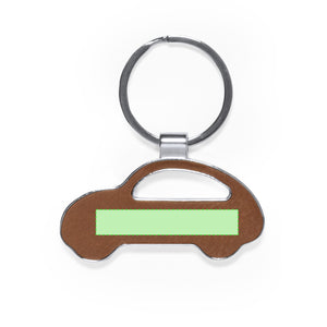 Sleutelhanger Fostel bruin 1 kleur