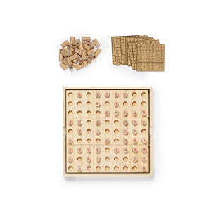 Behendigheidsspel Sudoku beige onbedrukt