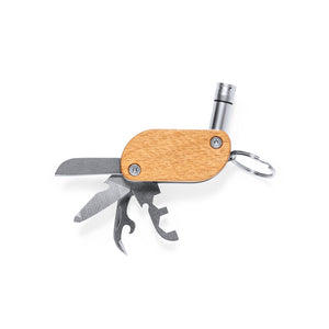 Multitool sleutelhanger Polty beige onbedrukt