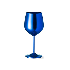 Wijnglas Arlene blauw onbedrukt