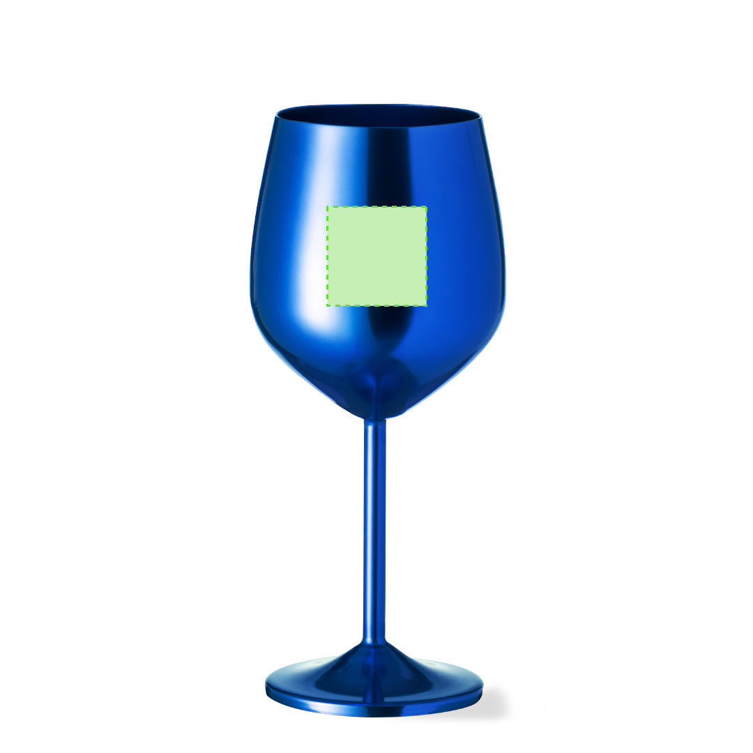 Wijnglas Arlene zilver 1 kleur