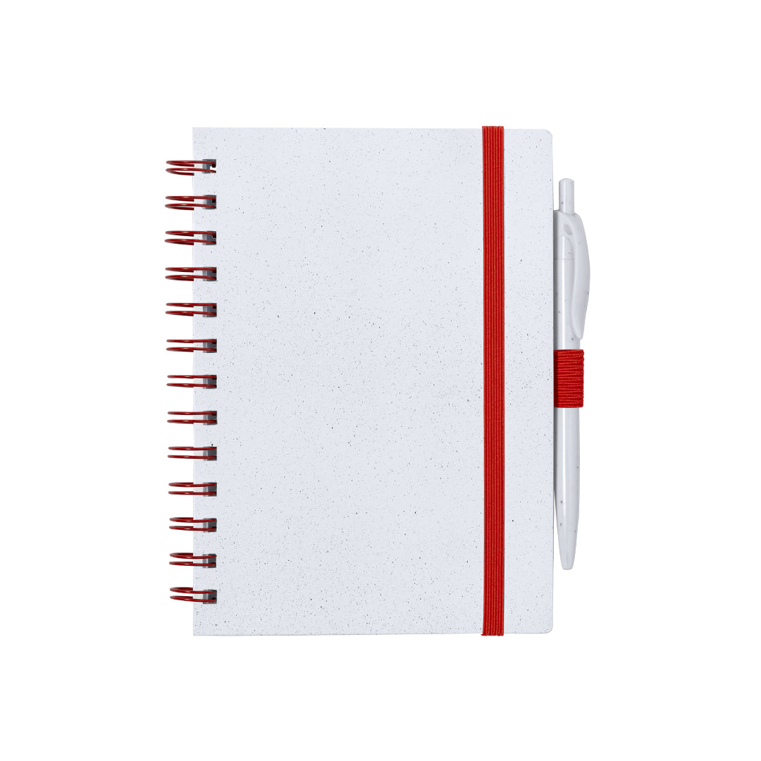 Notitieboekje Ciara wit 1 kleur