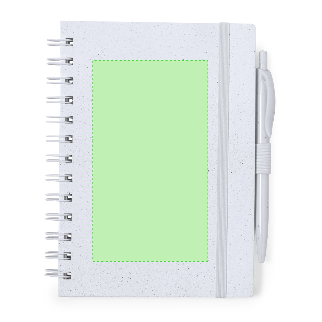 Notitieboekje Ciara lichtgroen 2 kleuren