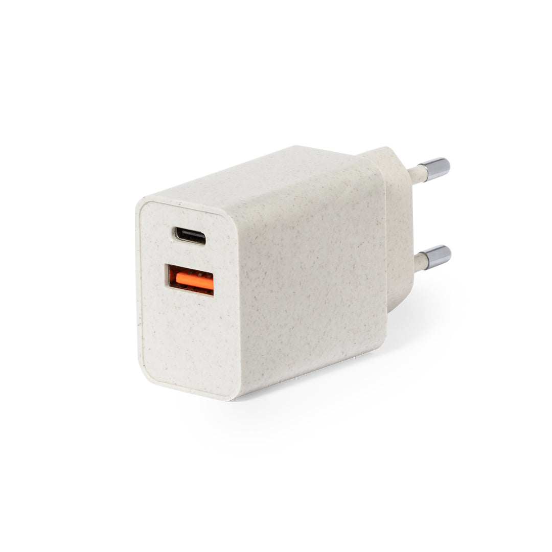 USB-oplader Avery naturel 2 kleuren