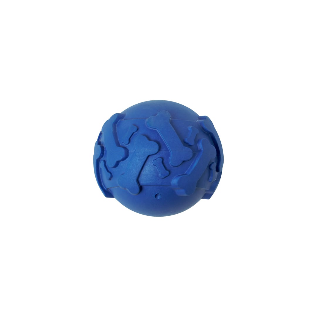 Honden bal Bigel blauw onbedrukt 5156