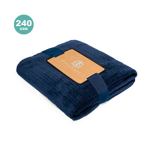 Deken Cindra blauw onbedrukt 2669
