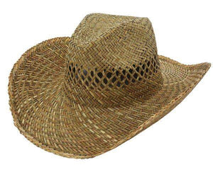 Stro hoed bruin 2 kleuren tr 12164