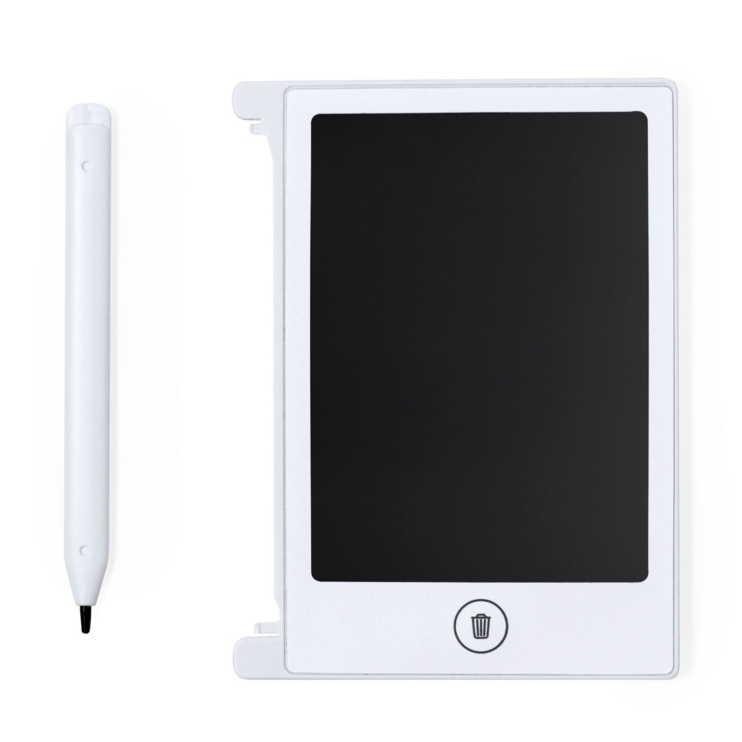 LCD-schrijftablet Arraky wit onbedrukt