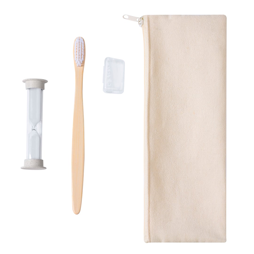 Tandenborstel set Lowchen wit onbedrukt 12297