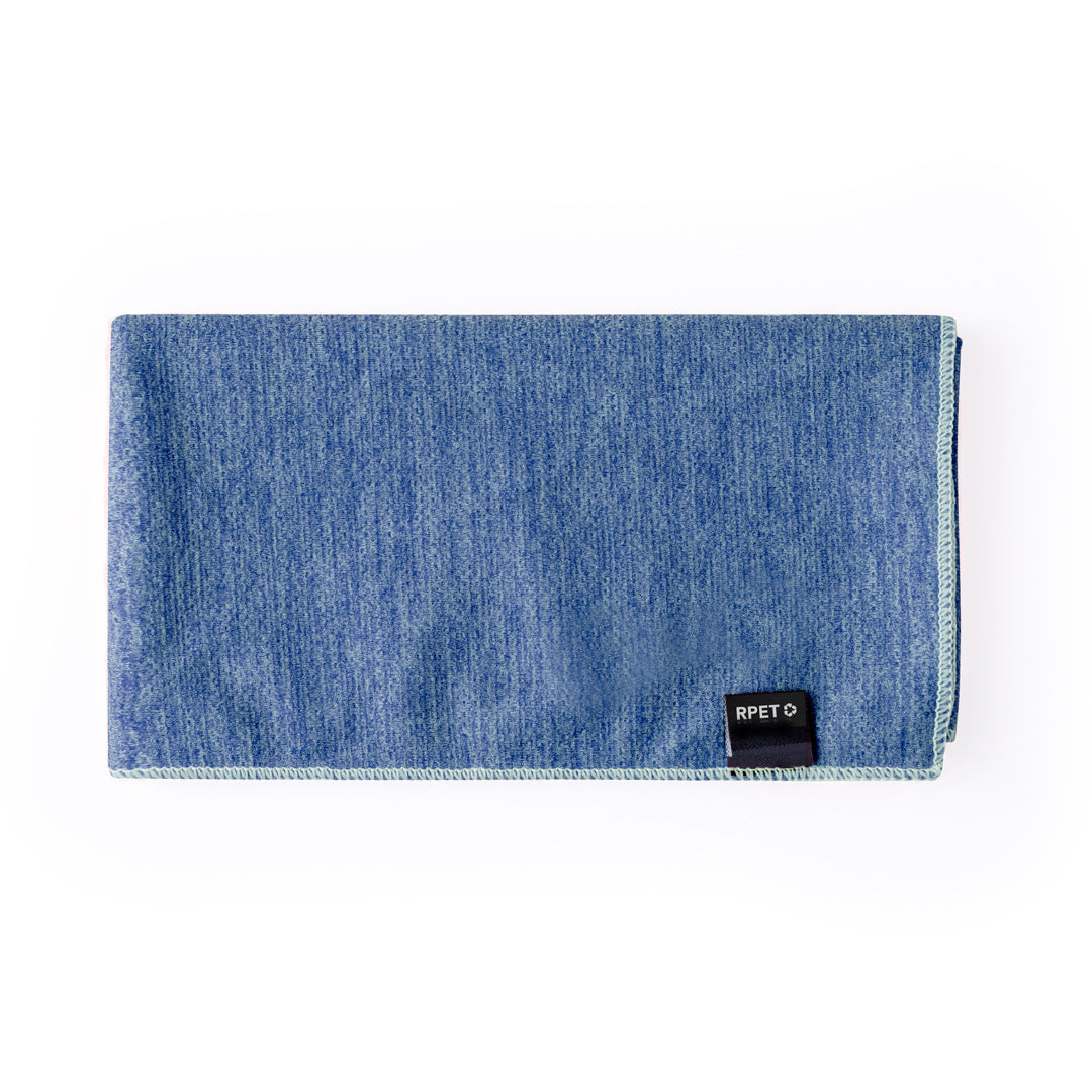 Absorberende handdoek Guds blauw onbedrukt