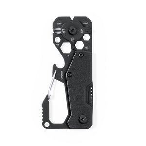 Multitool Valixia zwart onbedrukt