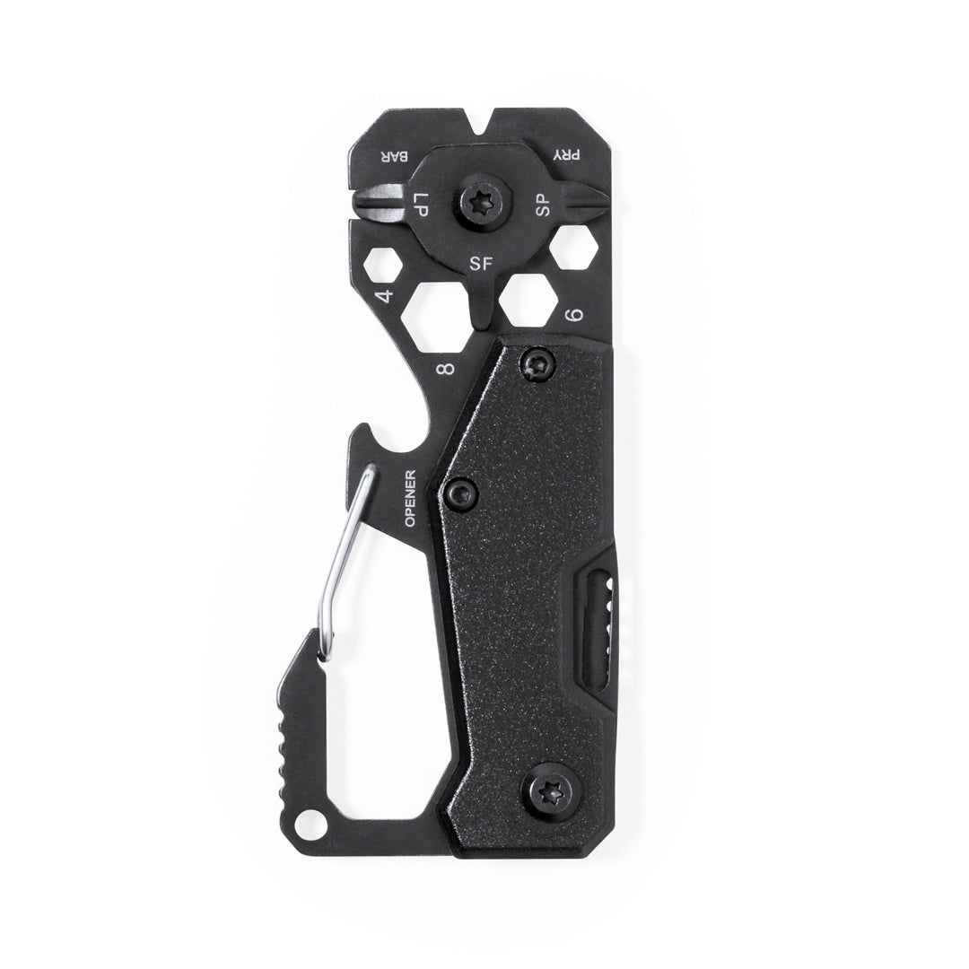 Multitool Valixia zwart onbedrukt