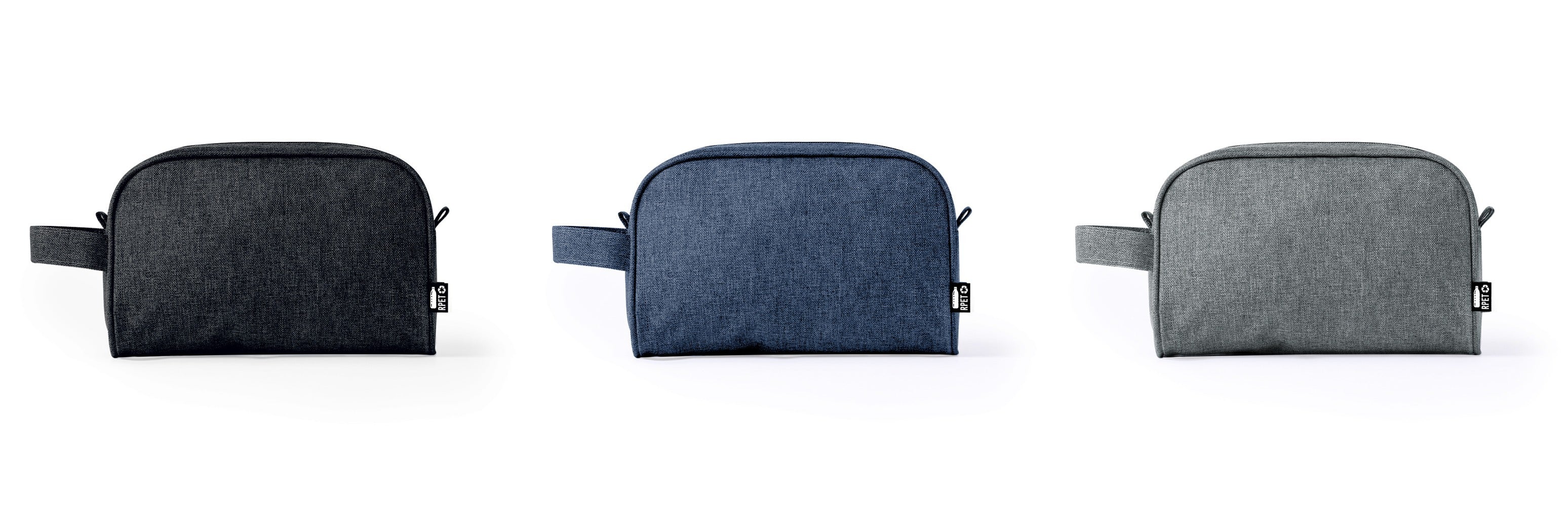 Make up tas Harese donkergijs onbedrukt 7571