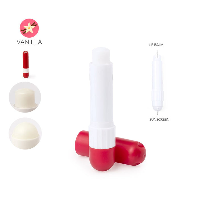 Lippenbalsem en zonnebrand Canen sample