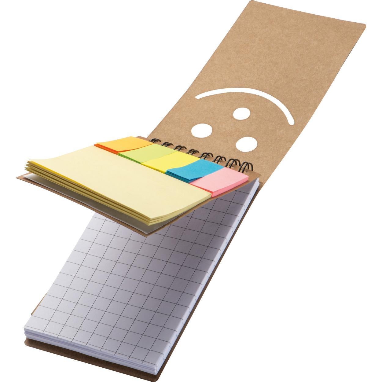 Notitieboekje met een smile sample
