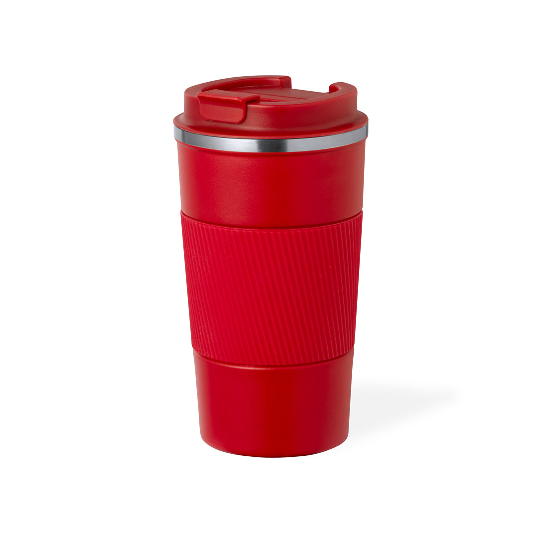 Geïsoleerde beker Drury rood 1 kleur