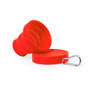 Opvouwbare beker Klimt rood 1 kleur