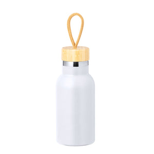Geïsoleerde fles flaser zilver Graveren
