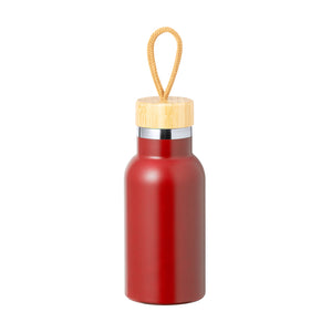 Geïsoleerde fles flaser zilver 1 kleur
