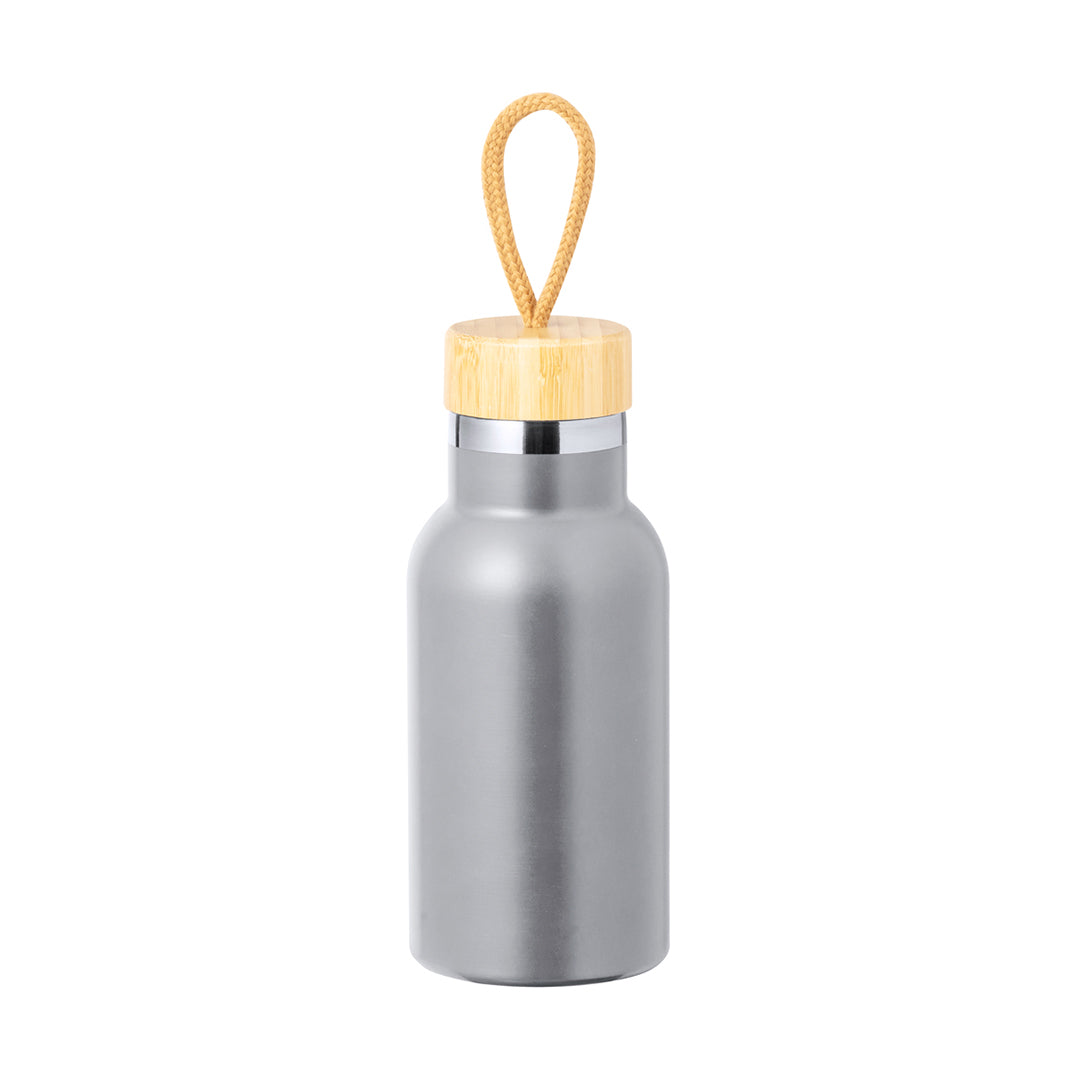 Geïsoleerde fles flaser zwart Graveren
