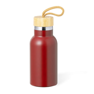 Geïsoleerde fles flaser rood onbedrukt