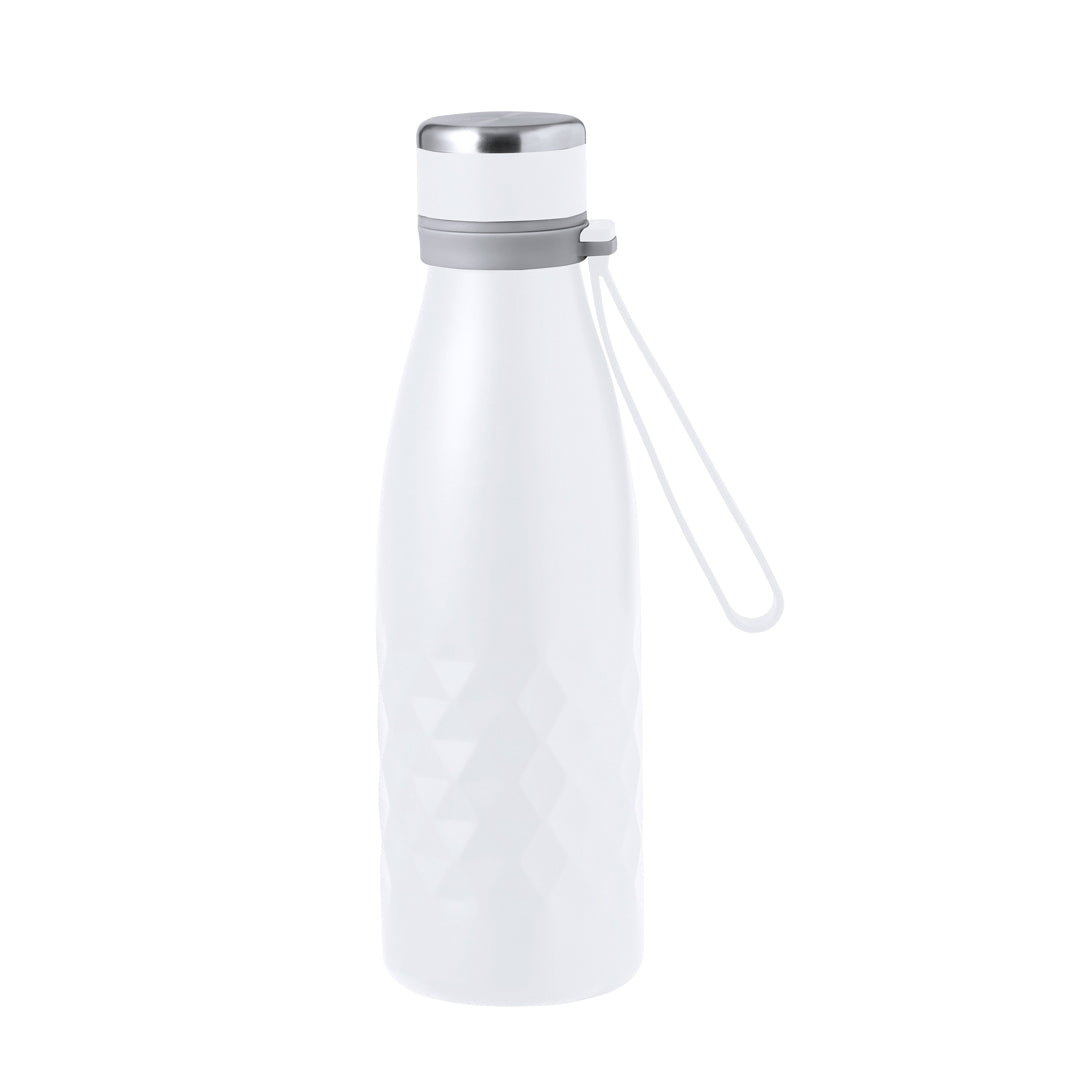 Geïsoleerde fles Hexor wit Graveren
