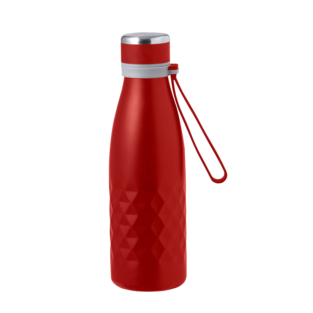 Geïsoleerde fles Hexor wit 1 kleur