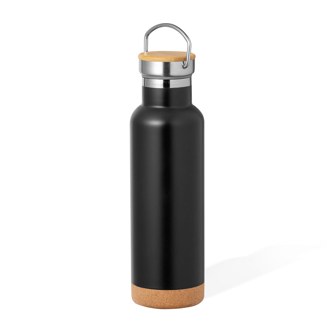 Geïsoleerde fles Dixont donkerblauw 1 kleur