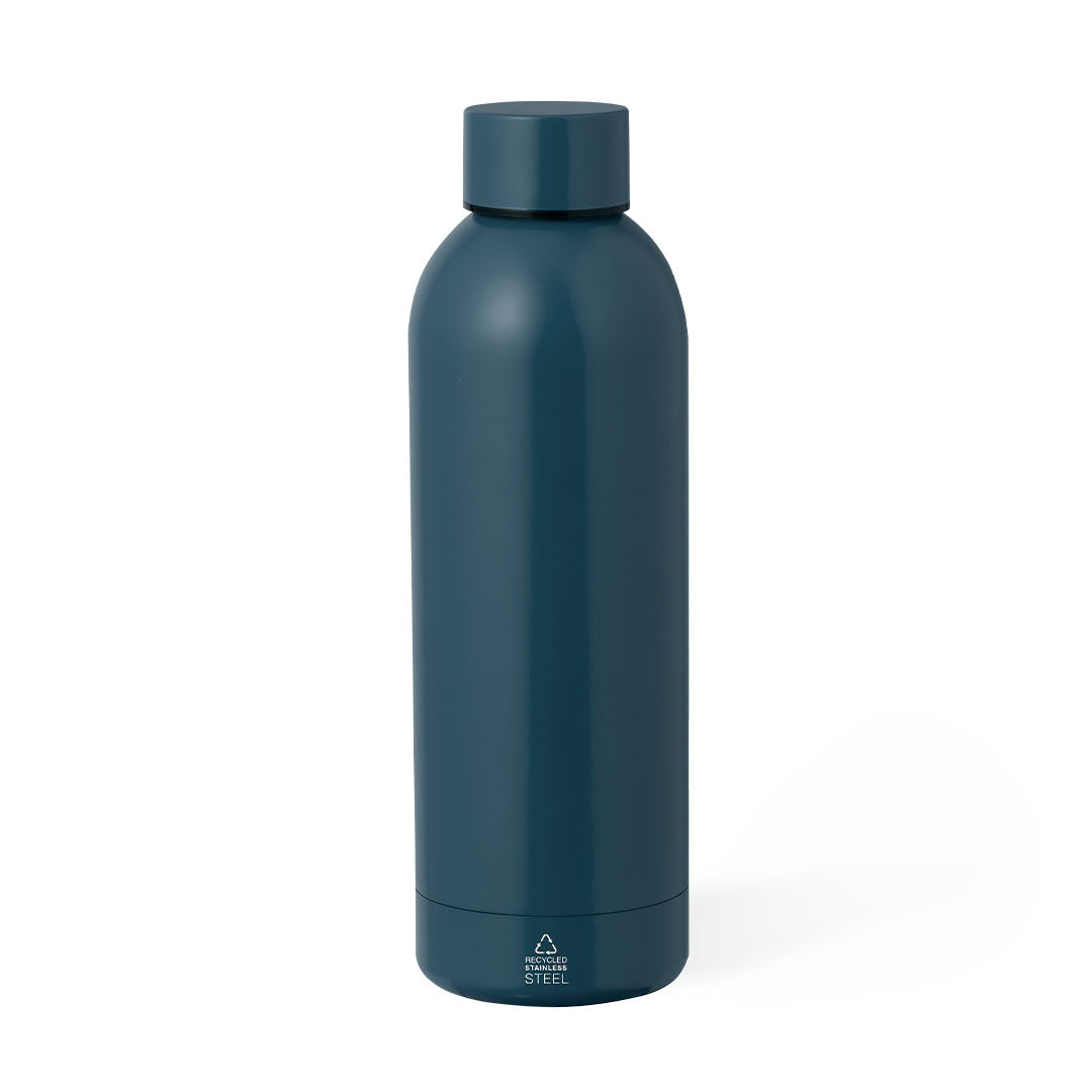 Geïsoleerde fles Keono blauw Graveren