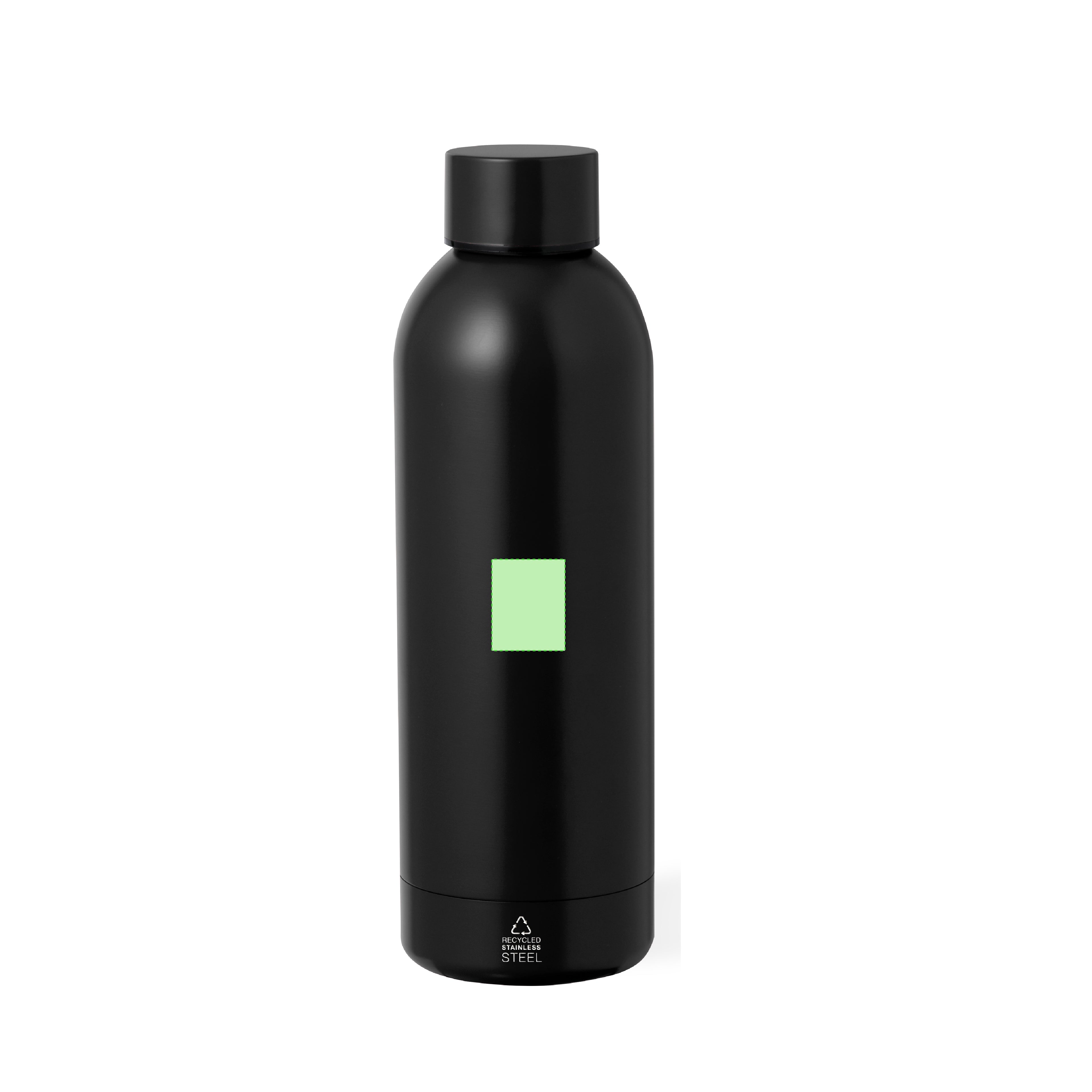 Geïsoleerde fles Keono donkerblauw Graveren