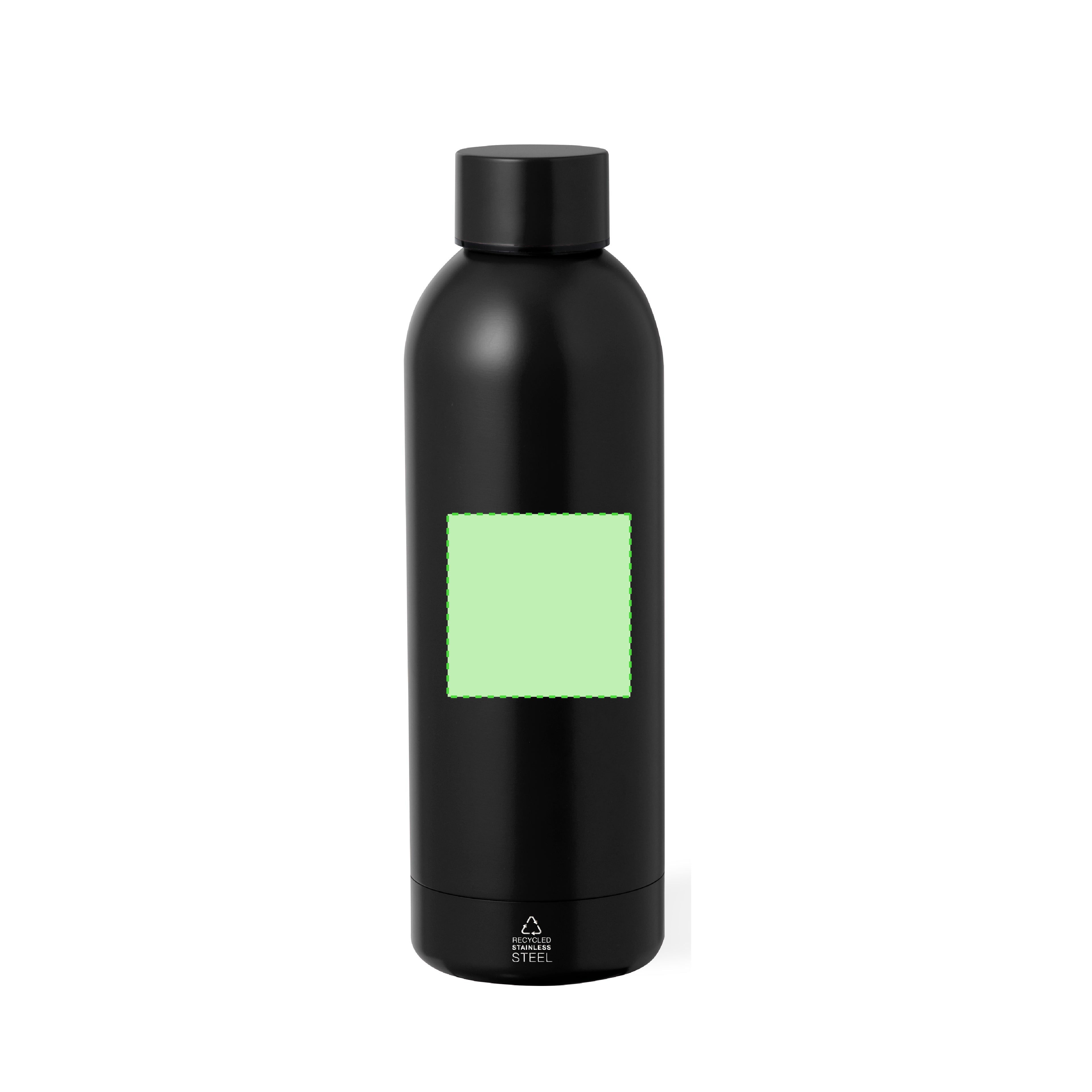 Geïsoleerde fles Keono donkerblauw 1 kleur