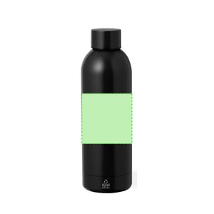 Geïsoleerde fles Keono groen Graveren