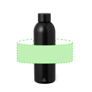 Geïsoleerde fles Keono groen 1 kleur