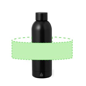 Geïsoleerde fles Keono rood Graveren