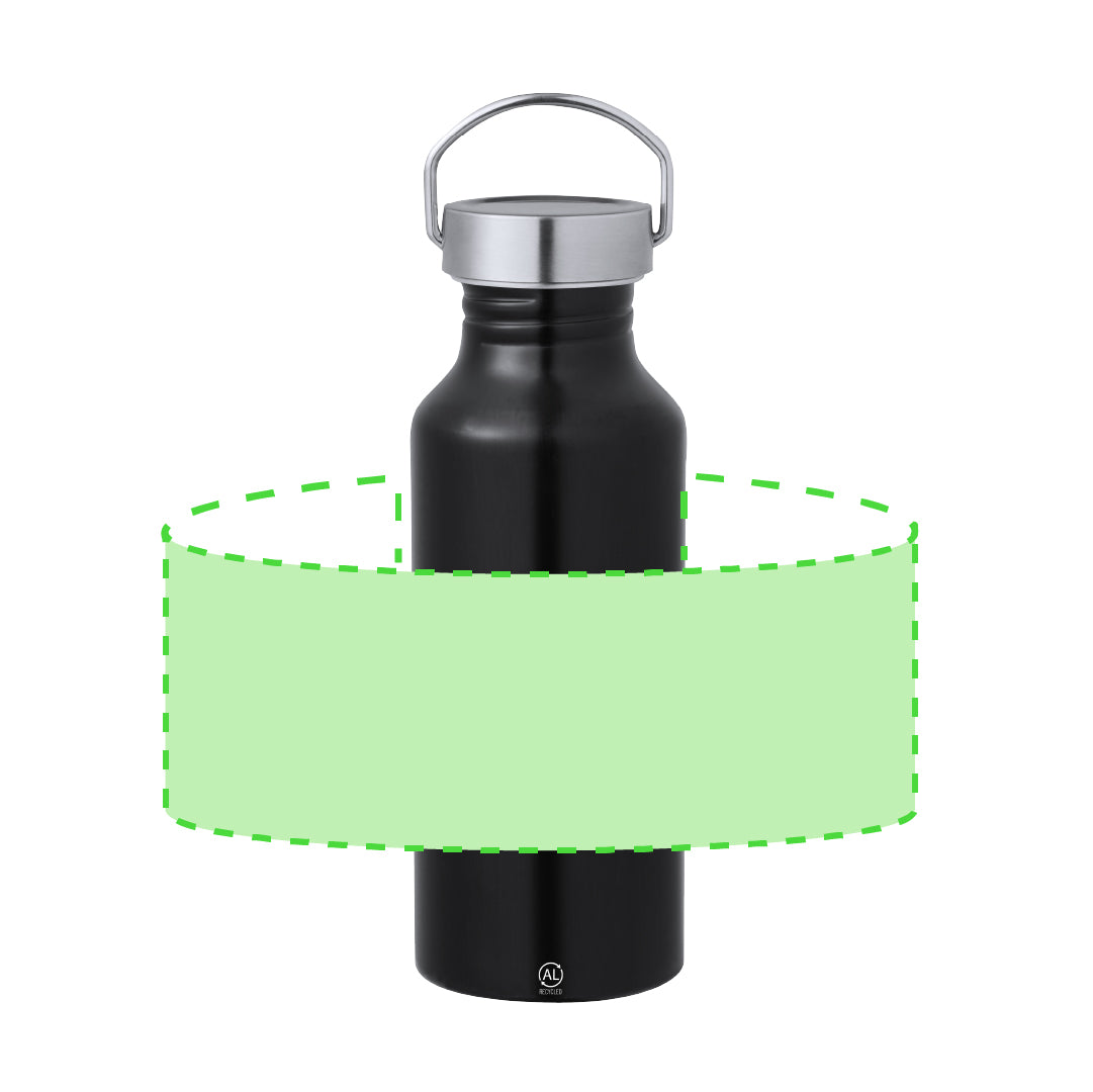Fles Zandor zilver Graveren