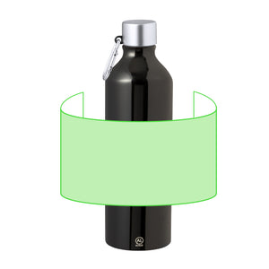 Fles Winex zilver Graveren