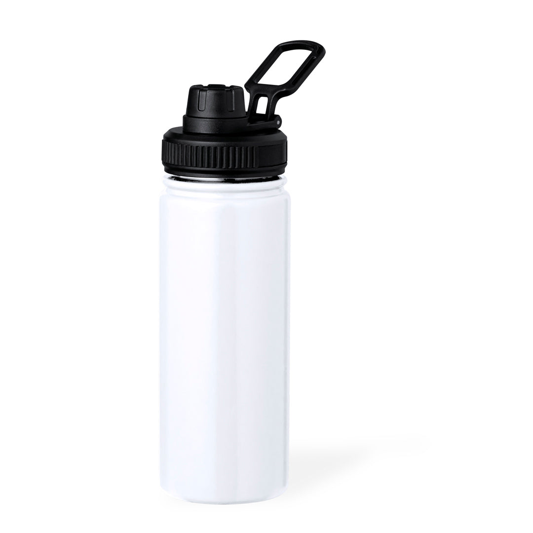 Geïsoleerde fles Corvac donkerblauw Graveren