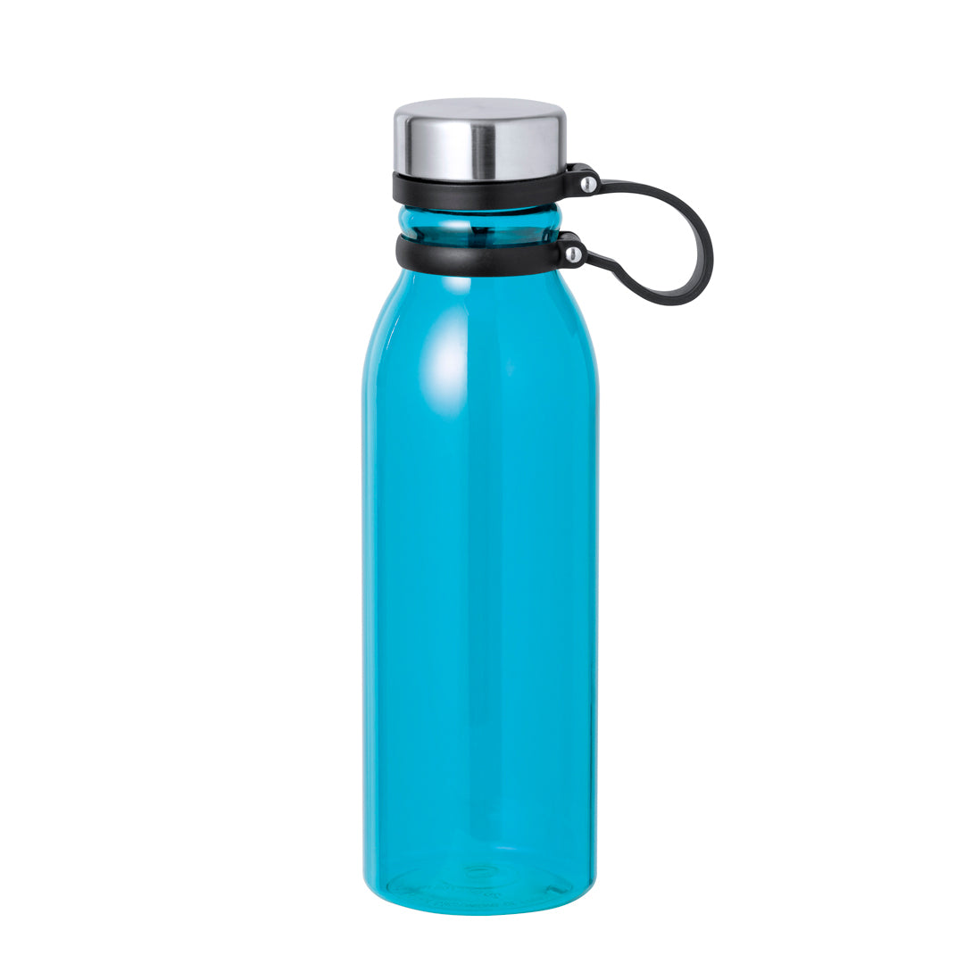 Fles Albrait blauw Graveren