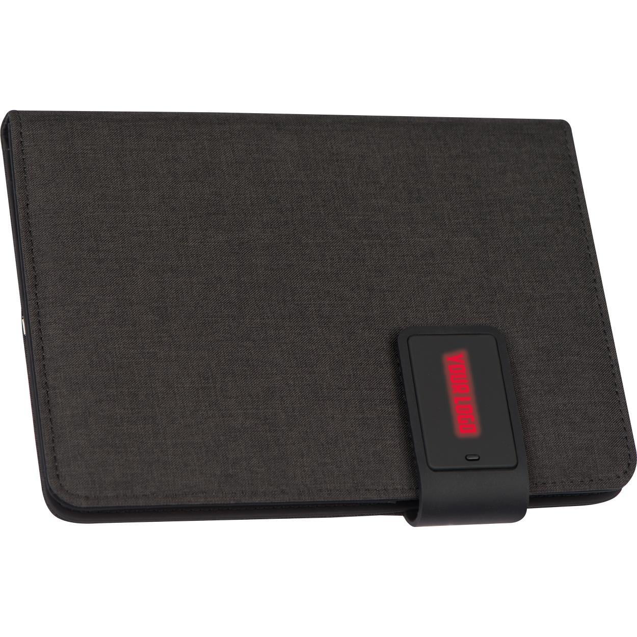 Notitieboek DIN A5 met ge&iuml;ntegreerde powerbank sample