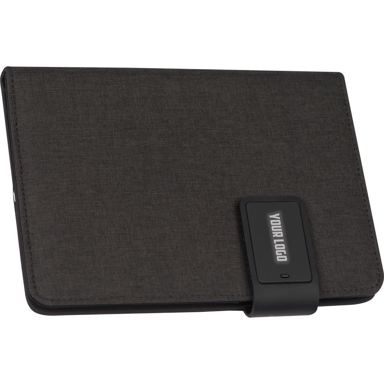 Notitieboek DIN A5 met ge&iuml;ntegreerde powerbank sample