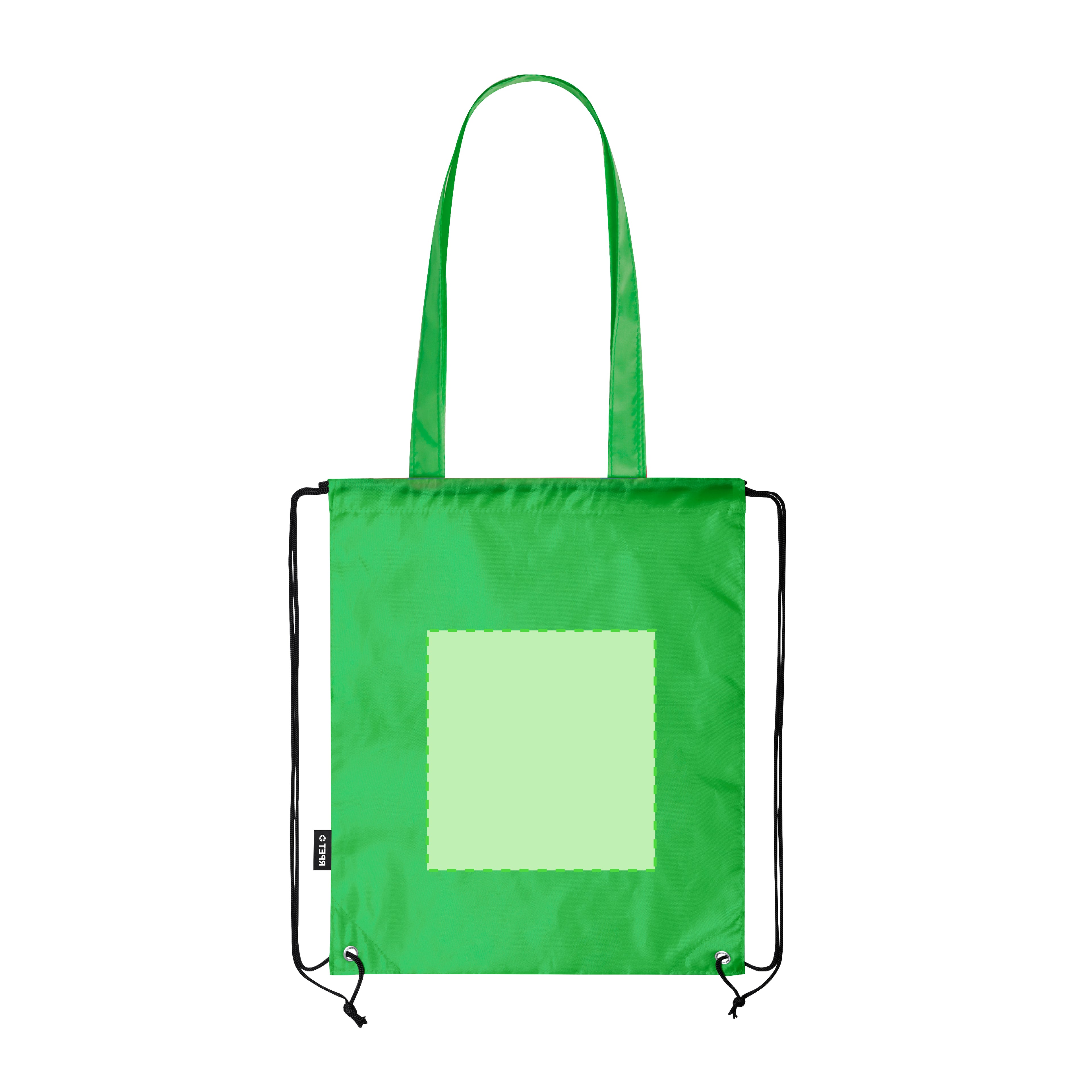 Falyan tas met trekkoord groen 1 kleur