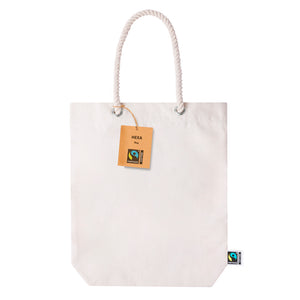 Hexa Fairtrade tas naturel onbedrukt