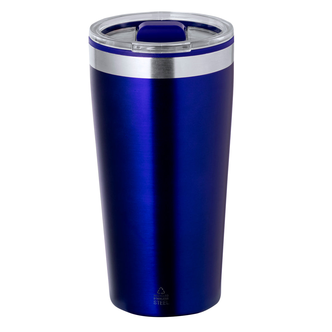 Geïsoleerde beker Dione blauw onbedrukt