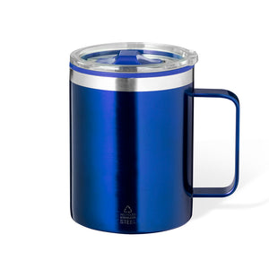 Geïsoleerde mok Suprax blauw onbedrukt