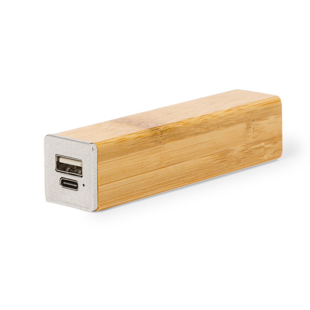 Powerbank Godimer beige Graveren